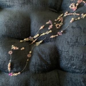 ONE OF A KIND ✨ handmade lavender layered necklace